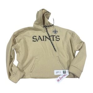 NFL teens Saints cropped  Beige Hoodie‎